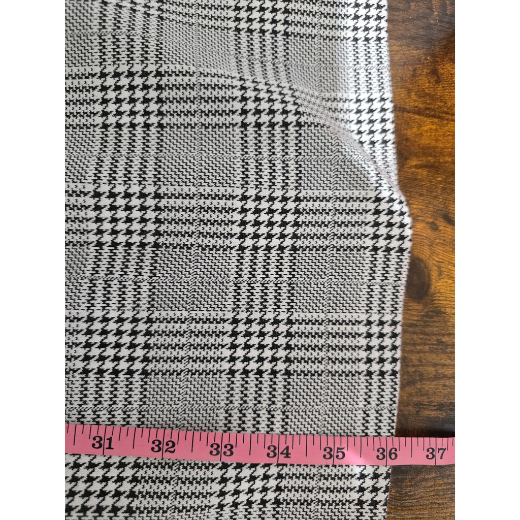 Ann Taylor Women's Size 4 Gray Black Glen Plaid Glen Check Shift Dress