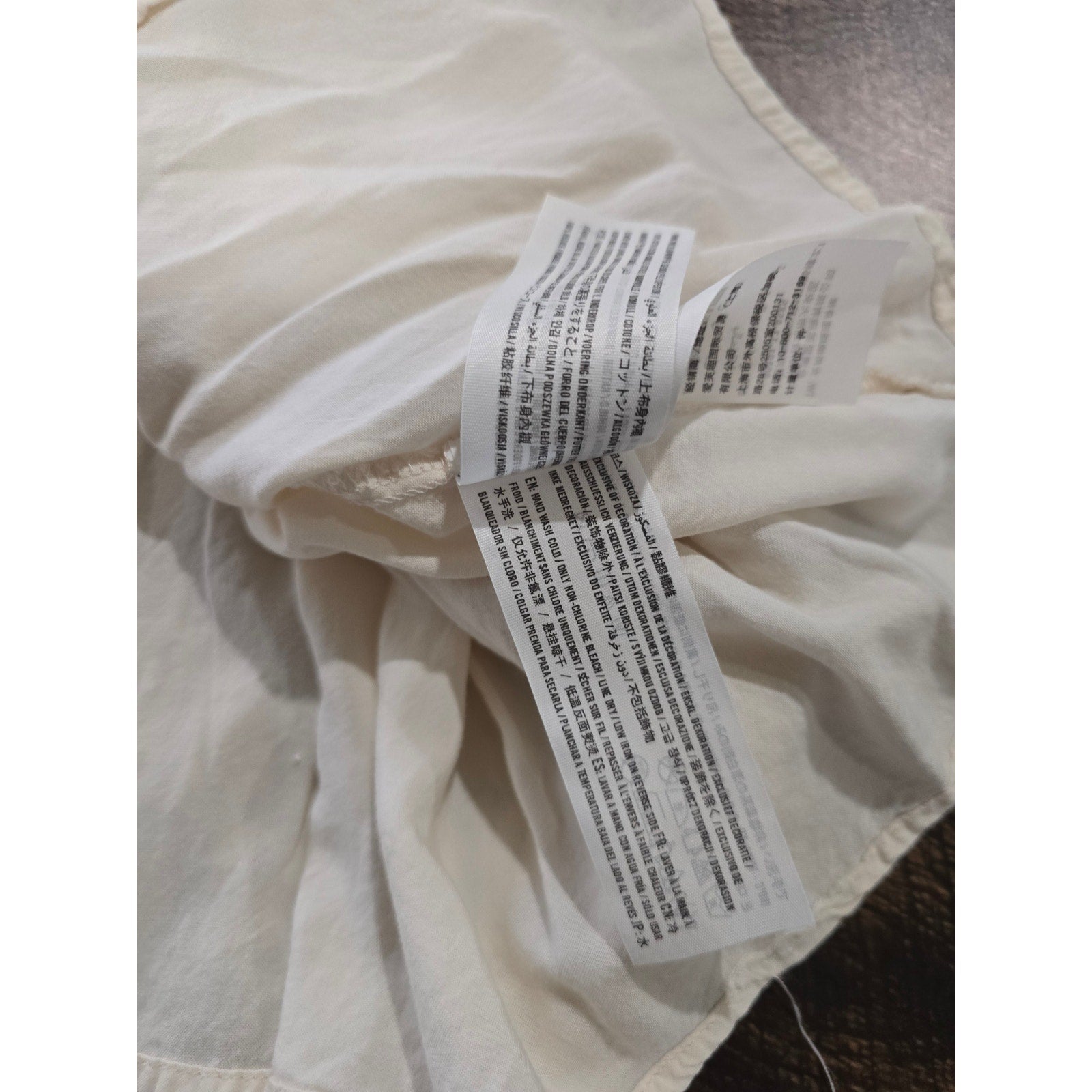 Abercrombie & Fitch Cream Floral Lace Bustier Mini Dress – Small