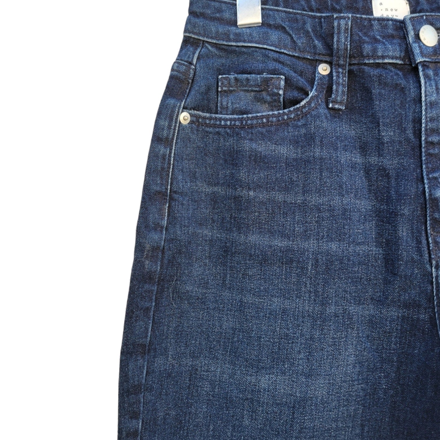 A New Day Women’s High Rise Bootcut Denim Jeans – Straight Hip & Thigh New