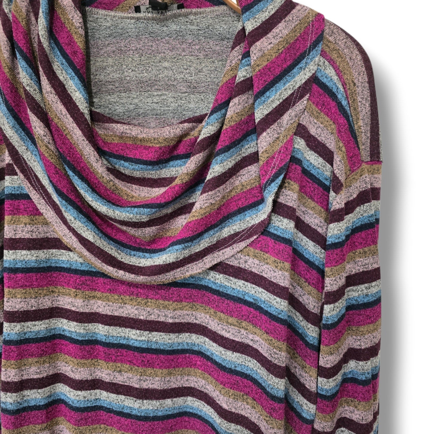 Lane Bryant Multicolor Striped Cowl Neck Tunic – Plus Size 18/20