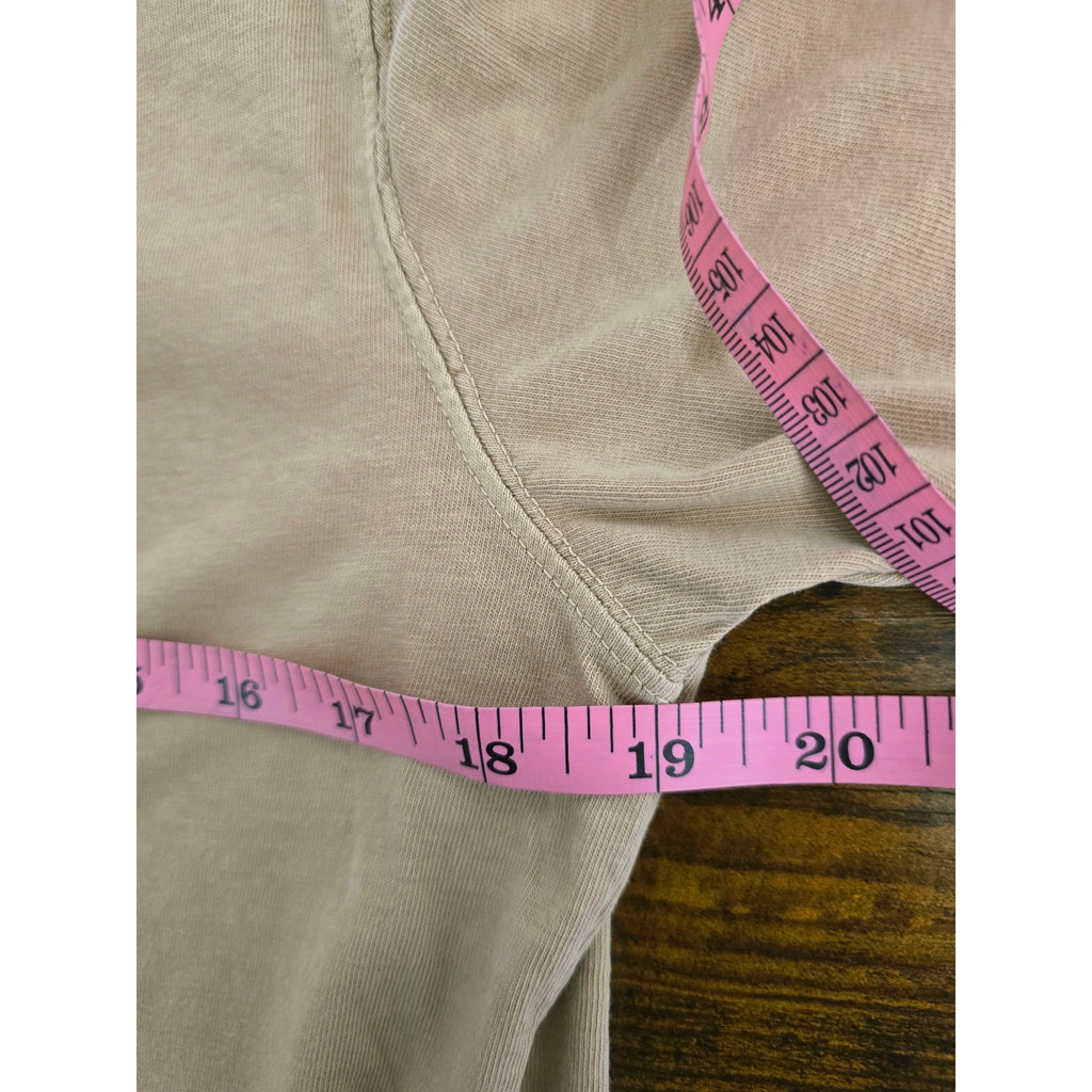 American Eagle Men's Small Tan Super Soft Standard Fit Crew Neck T-Shirt