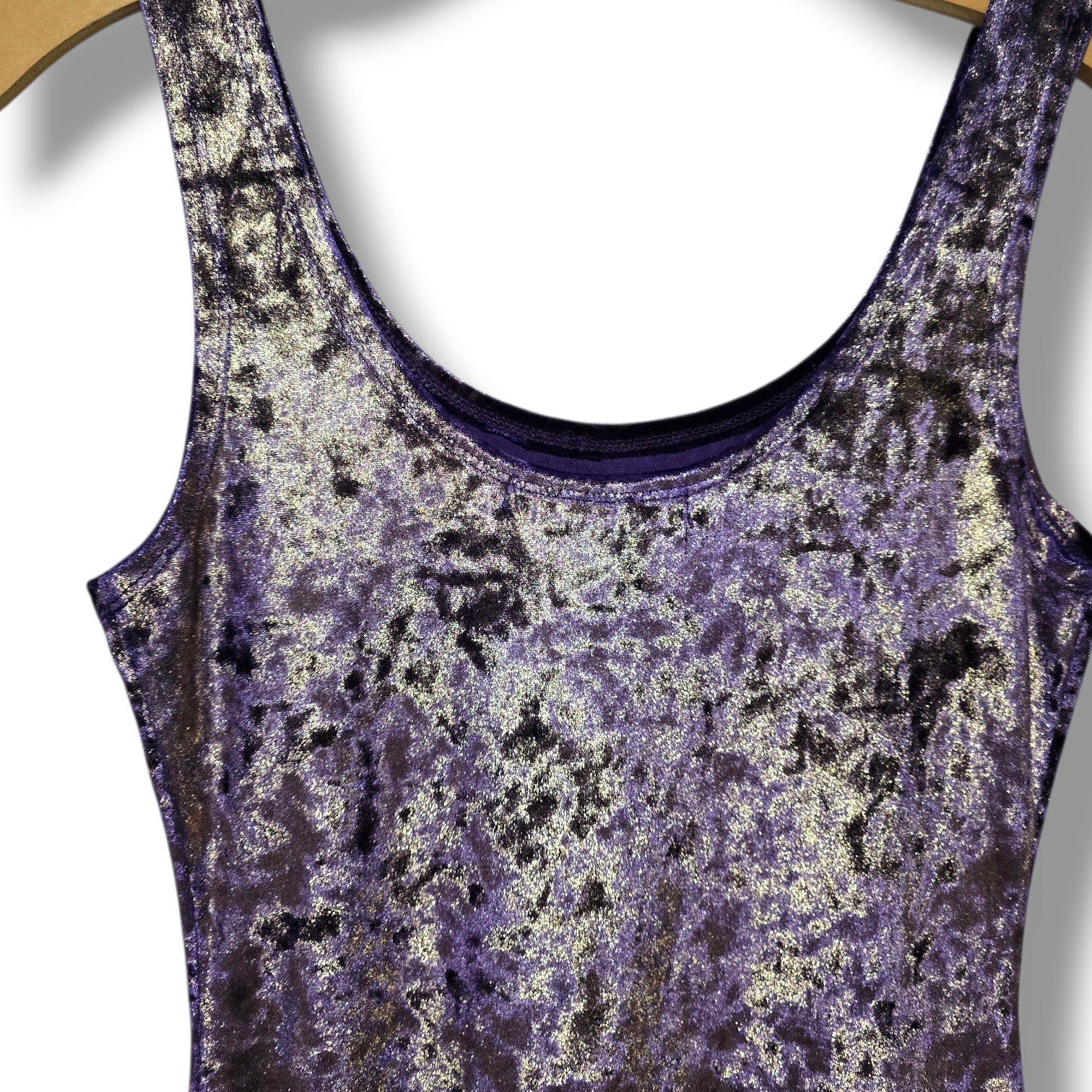 Forever 21 Purple Crushed Velvet Bodycon Mini Dress – Size Small