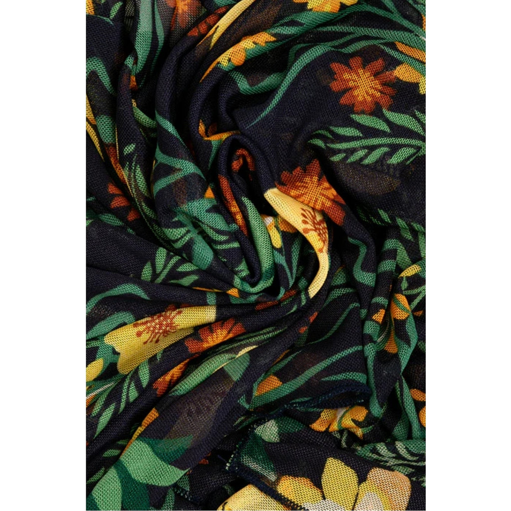 Shiela Rose Women’s Floral Semi-Sheer Open Front Cardigan Small  Multicolor NWT