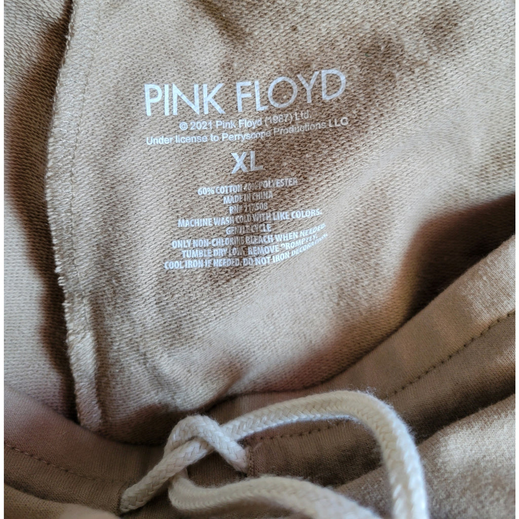 Pink Floyd Women’s Wide-Leg Lounge Pants XS Brown NWT Cotton Blend