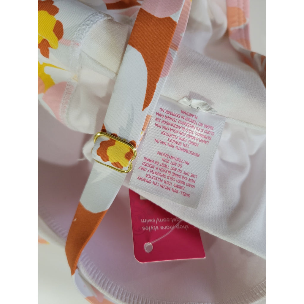 Xhilaration Juniors Plus Floral Bikini Bralette Top 22W – Built-In Padding