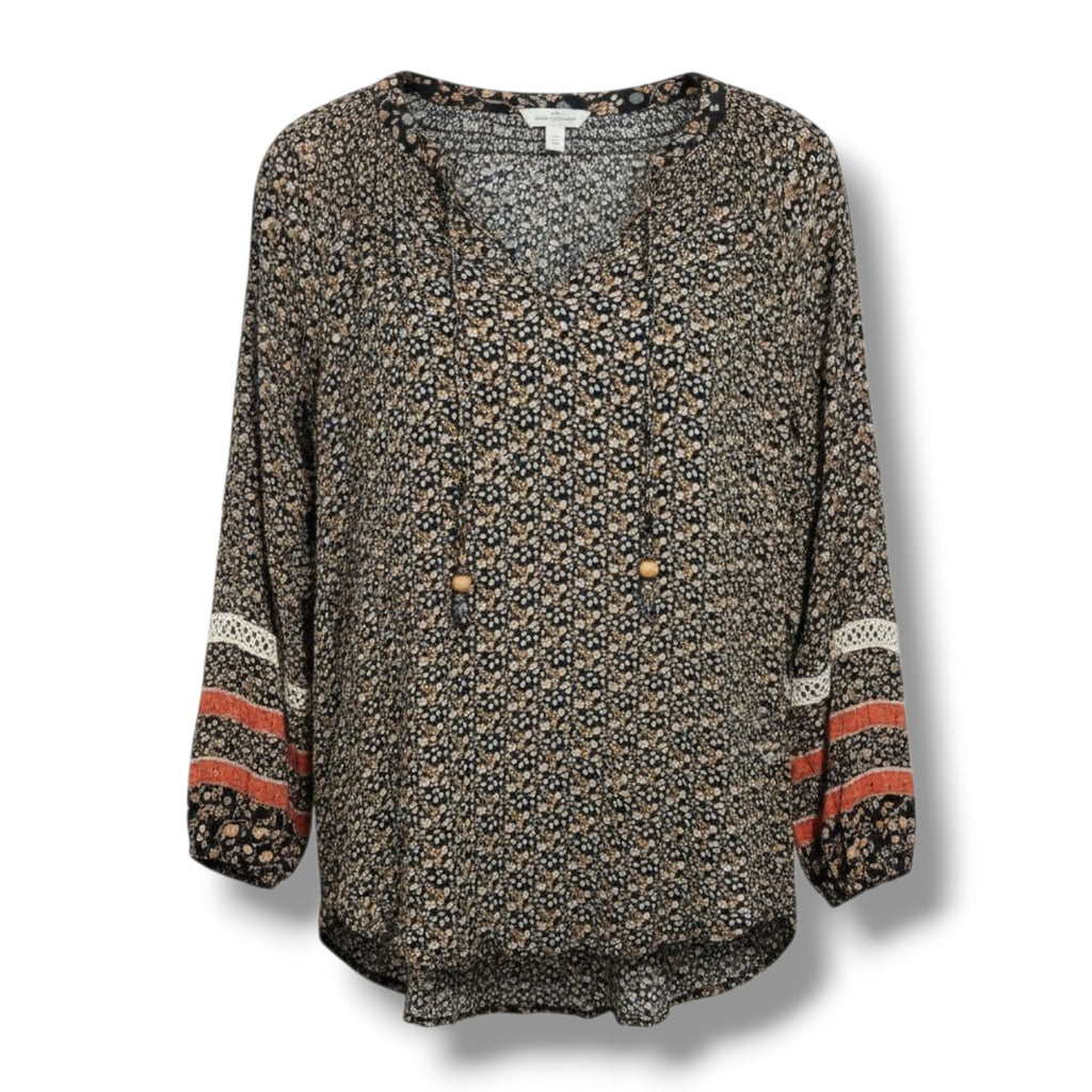Mason & Belle Women’s Multicolor Cathia Tassel Blouse – Boho Style, Medium