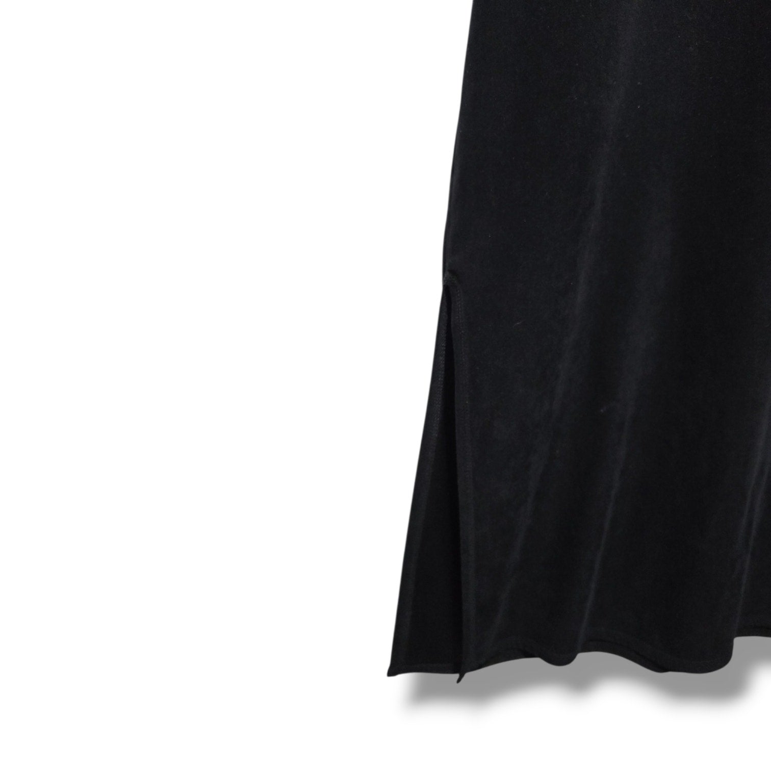 Key-Wear Women's XL Black Giraffe Embroidered Maxi T-Shirt Dress Short Sleeve