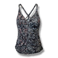 Athleta Women's snakeskin print swimwear tankini  - small
