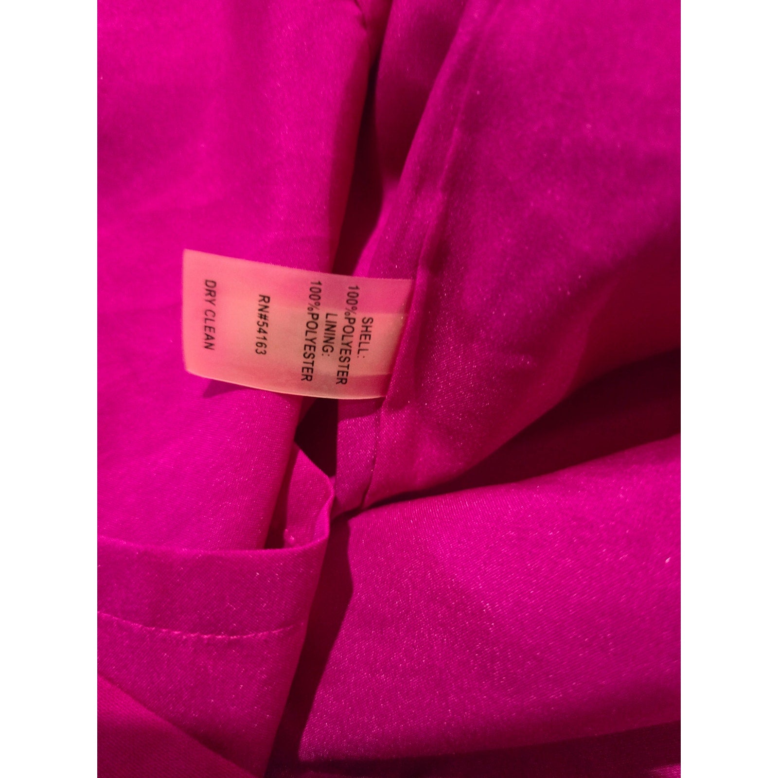 Ellen Tracy women's Magenta Pleated Sheath Dress Size 12