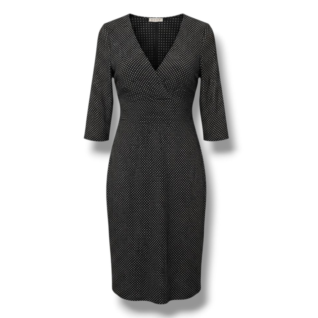 RUBY Women’s 3/4 Sleeve Empire Waist Career Dress – Small