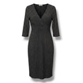 RUBY Women’s 3/4 Sleeve Empire Waist Career Dress – Small