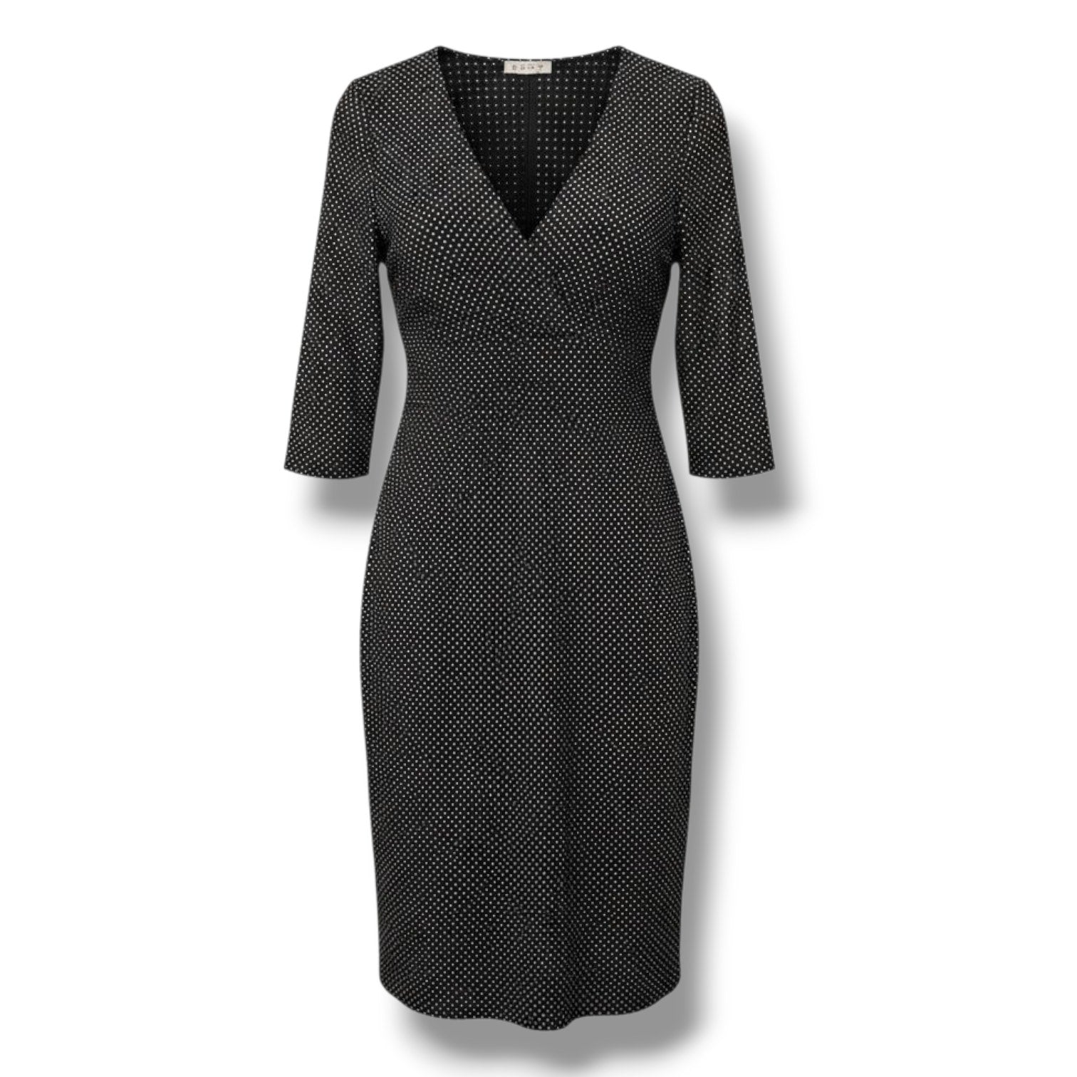 RUBY Women’s 3/4 Sleeve Empire Waist Career Dress – Small