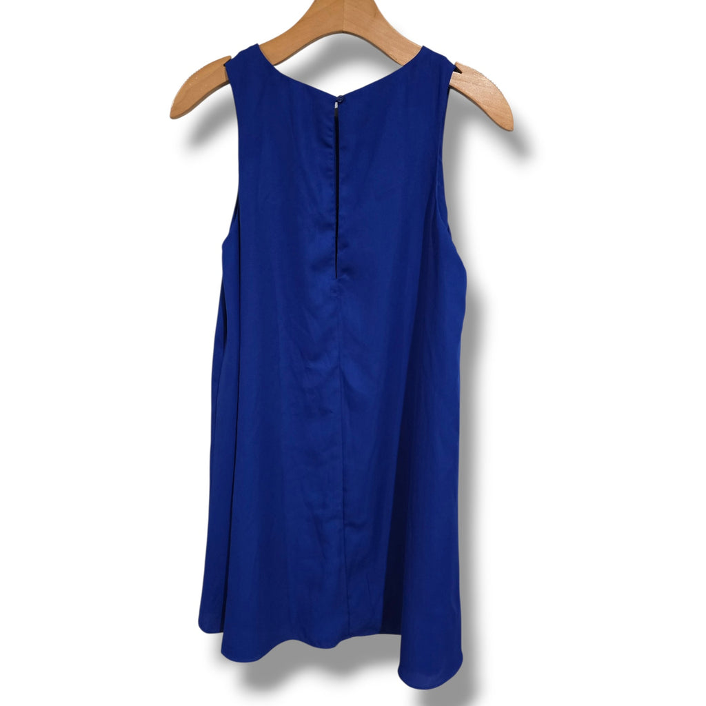 Sans Souci Women’s Royal Blue Sleeveless A-Line Dress – Size Small