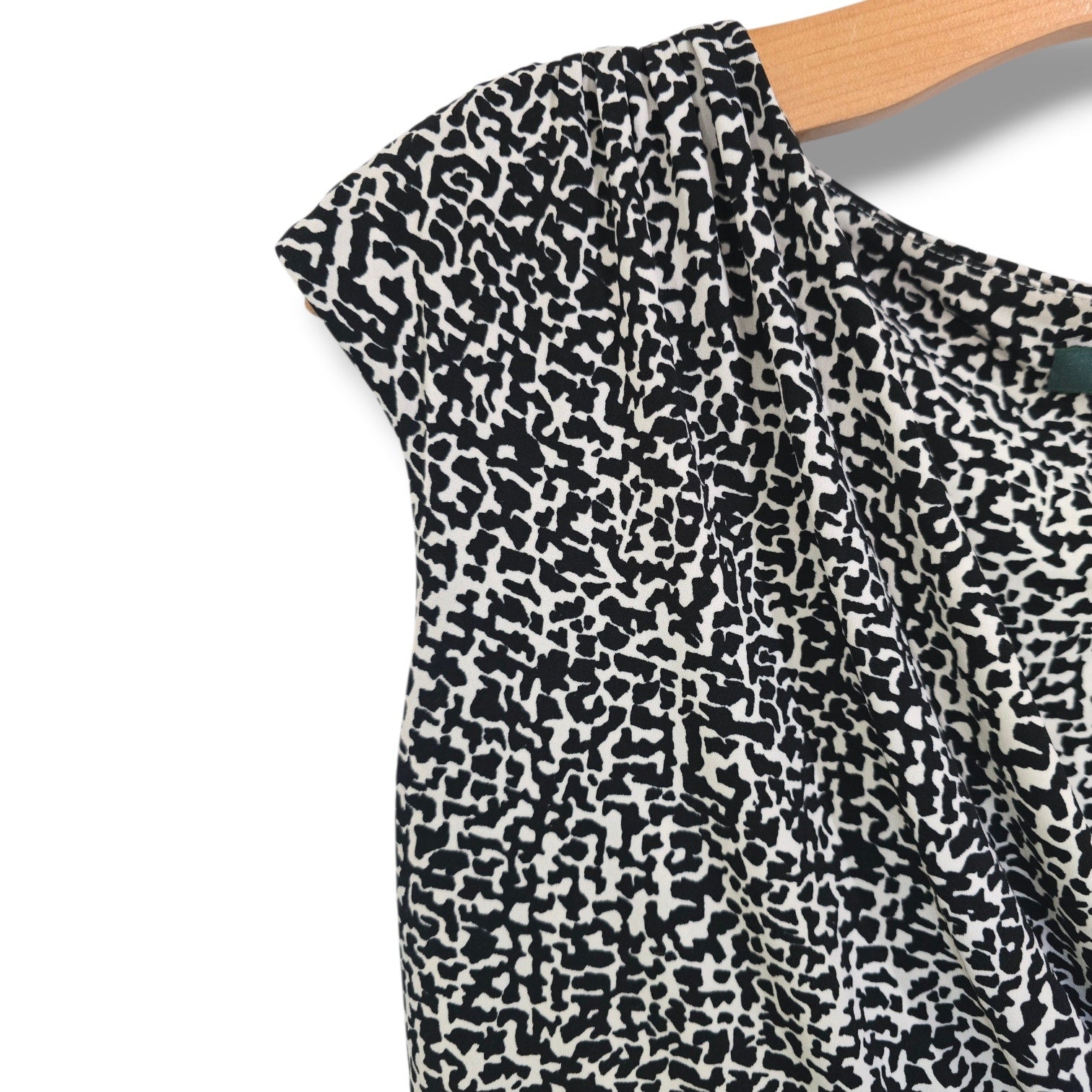 Lauren Ralph Lauren Faux Wrap Animal Print Midi Dress