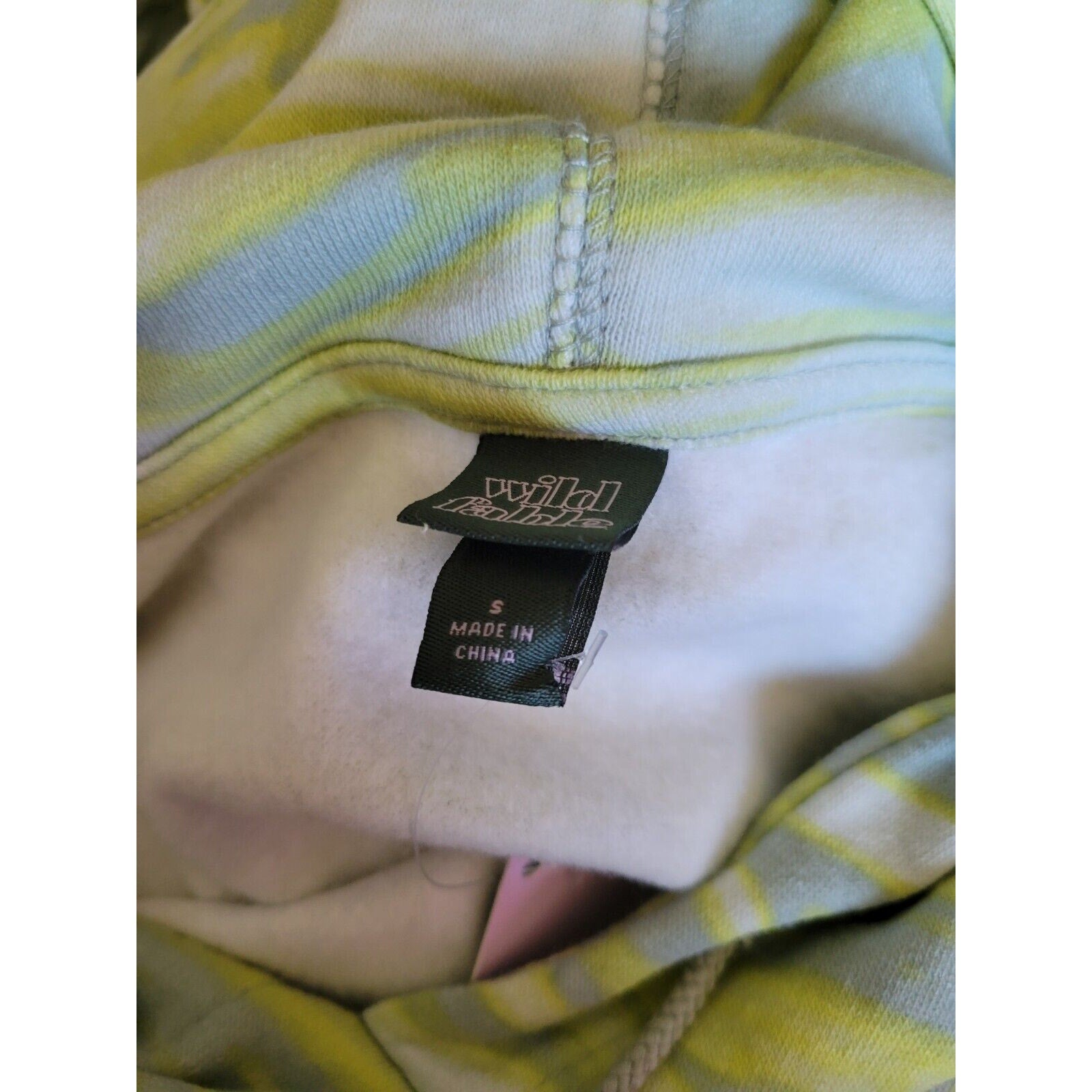 Wild Fable Green Swirl Cropped Hoodie – Size Small – New